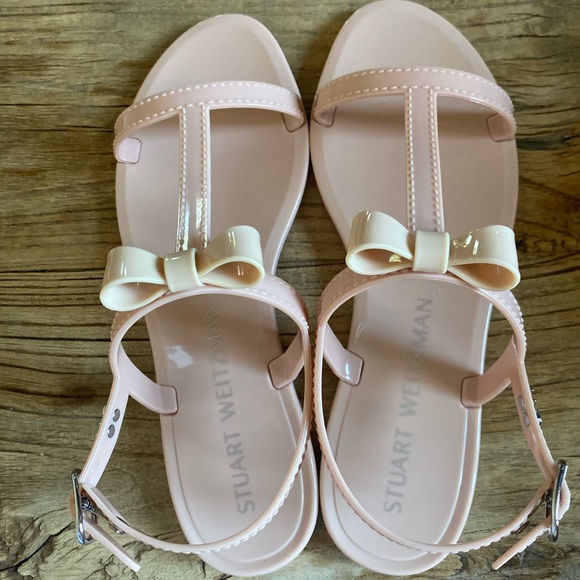 Stuart Weizmann Mellie Bow Jelly Sandal - Picture 8 of 8